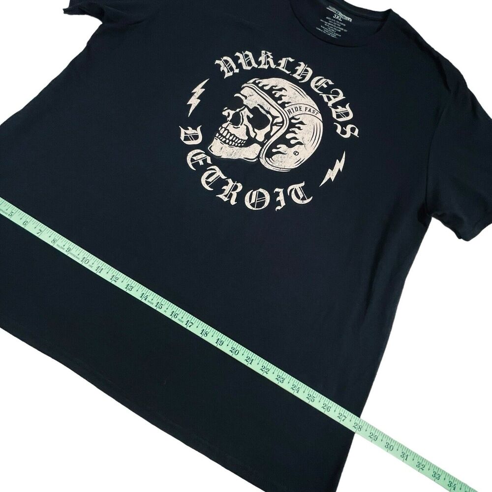 Thirty Single Men's Black Death Graphic T Shirt Men's Short Sleeve SZ/ 3XL - Picture 4 of 9